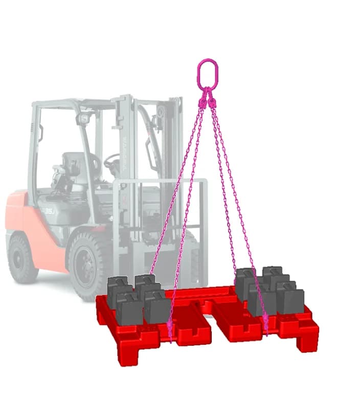 500 kg VGP:n massakuormitus