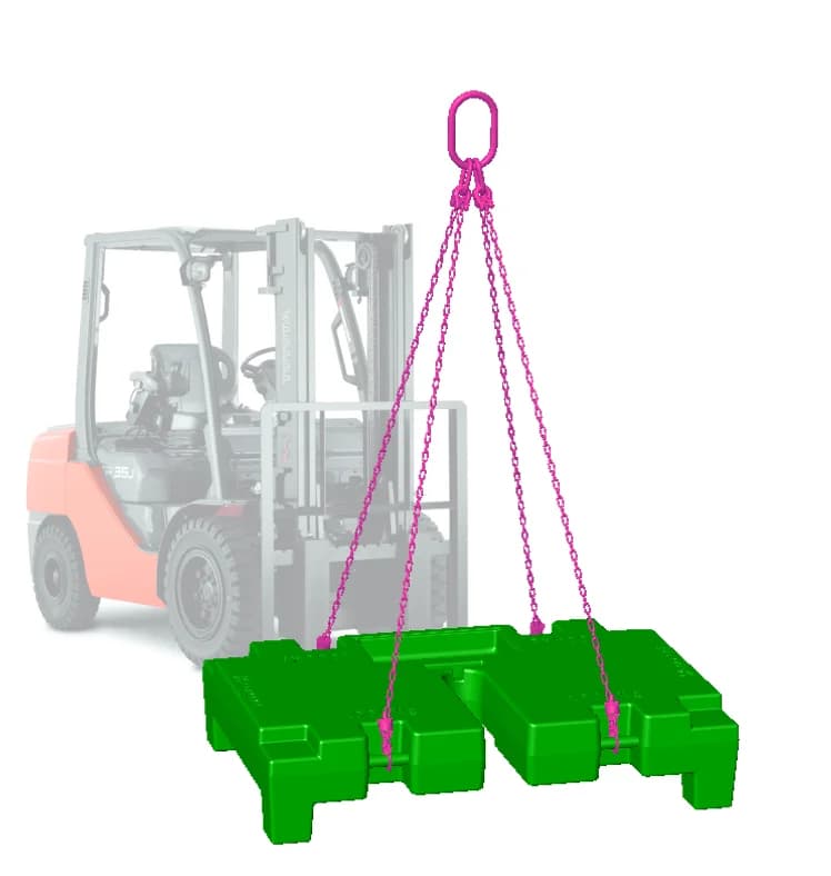 VGP:n massakuormitus 1000 KG