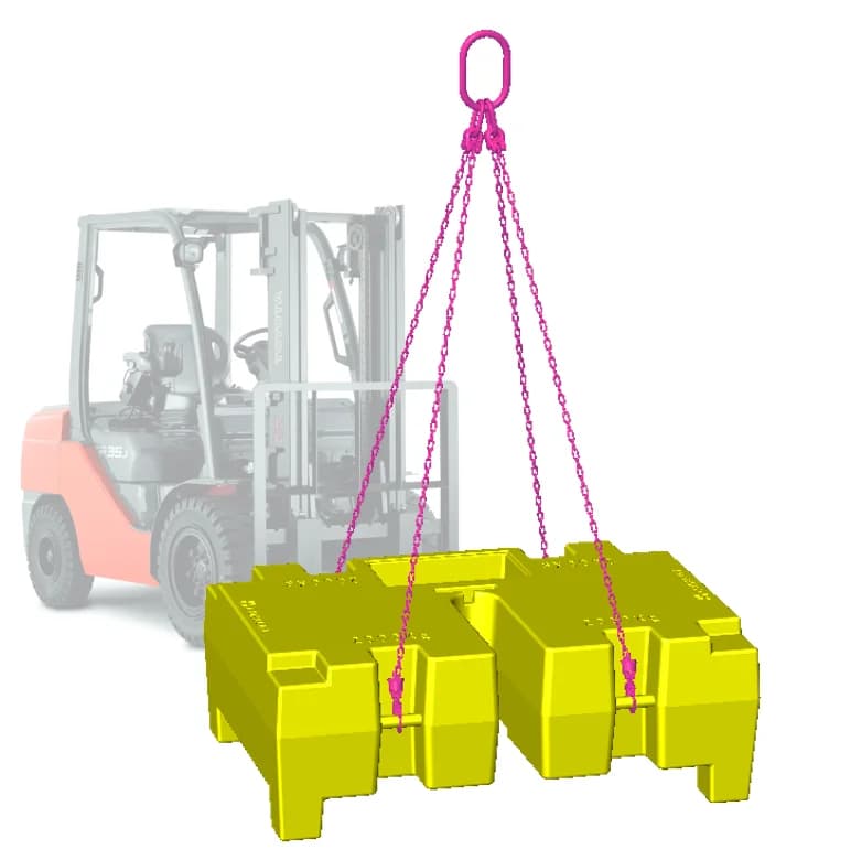 VGP:n massakuormitus 2000 KG
