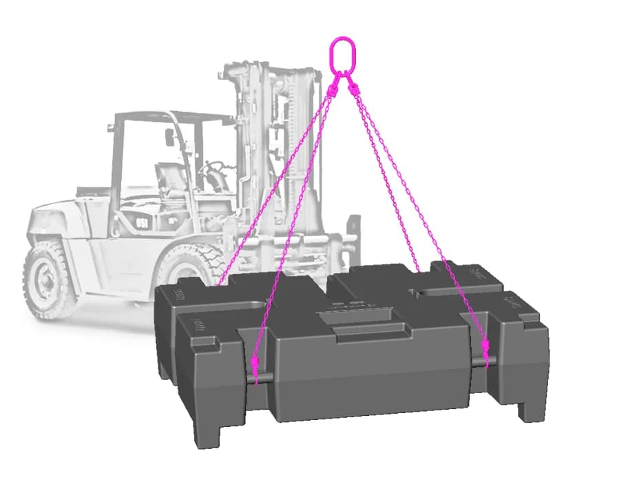 VGP:n massakuormitus 5000 KG