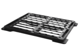 Neliömuotoinen tasainen grilli - GPC 350