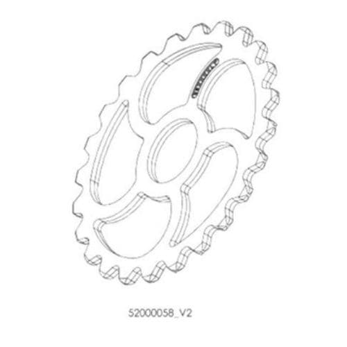 Croskill-sileä hammasrulla Ø 520 - 52000058_V2